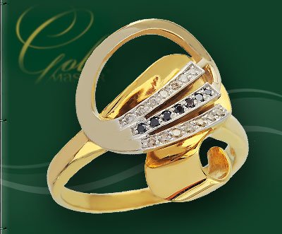 Купить кольцо &quot;Голд мастер&quot; 0677 золото 585° www.goldmaster.in.ua